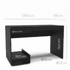 Mesa Gamer E Escritório Xt Racer Line Politorno Preto/branco