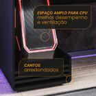 Mesa Gamer E Escritório Xt Racer Line Politorno Preto/branco