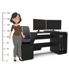 Mesa Gamer E Escritório Xt Racer Space One 162,5cm Politorno