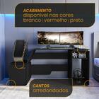 Mesa Gamer E Escritório Xt Racer Space One Politorno Preto/ve