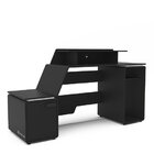 Mesa Gamer E Escritórioxt Racer Space Two  Preto/branco