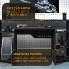 Mesa Gamer E Escritóro Xt Racer Control 158cm Preto E Branco