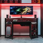 Mesa Gamer E Escritóro Xt Racer Control  Preto/vermelho