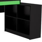 Mesa Gamer Em L 4 Nichos 100x75 Cm B24 Novam