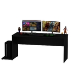 Mesa Gamer Escrivaninha 1600x600 Netmobil - Preto