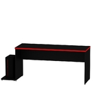 Mesa Gamer Escrivaninha 1600x600 Netmobil - Vermelho