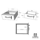 Mesa Gamer Escrivaninha 1 Gaveta 1400x600 Netmobil - Preto