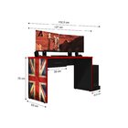 Mesa Gamer Escrivaninha 1 Gaveta Drx 9000 Móveis Leão Preto T