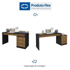 Mesa Gamer Escrivaninha 3 Gavetas Drx5000 Espresso Móveis Pre