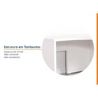 Mesa Gamer Escrivaninha 3 Gavetas Drx5000 Espresso Móveis Pre