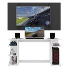 Mesa Gamer Escrivaninha Com Painel Tv 55" Guilda Multimóveis