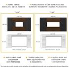 Mesa Gamer Escrivaninha Com Painel Tv 65" Guilda Multimóveis