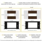 Mesa Gamer Escrivaninha Com Painel Tv 65" Guilda Multimóveis