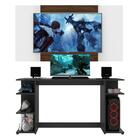 Mesa Gamer Escrivaninha Com Painel Tv 65" Guilda Multimóveis