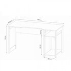 Mesa Gamer Escrivaninha Com Porta Cpu 136cm Preto E Vermelho