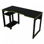 Mesa Gamer Escrivaninha Cyber  Preto/verde