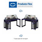 Mesa Gamer Escrivaninha Cyber Tecno Mobili Preto/azul