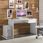 Mesa Gamer Escrivaninha Drx8000 1 Gaveta 152cm Móveis Leão