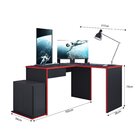 Mesa Gamer Escrivaninha Em L Drx8000 Com 1 Gaveta 152cm Móvei