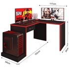 Mesa Gamer Escrivaninha Em L Drx9000 1 Gaveta