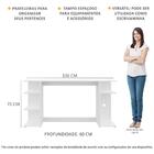 Mesa Gamer Escrivaninha Guilda Multimóveis Branca