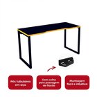 Mesa Gamer Escrivaninha Home Office Preto/amarela