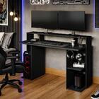 Mesa Gamer Escrivaninha Para Computador Com Suporte Para Fone