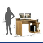 Mesa Gamer Escrivaninha Valdemóveis Cinamomo