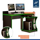 Mesa Gamer Escrivaninha Valdemóveis Preto/verde
