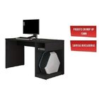 Mesa Gamer Escrivaninha X Espresso Móveis Preto/preto