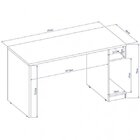 Mesa Gamer Escrivaninha X Espresso Móveis Preto/preto