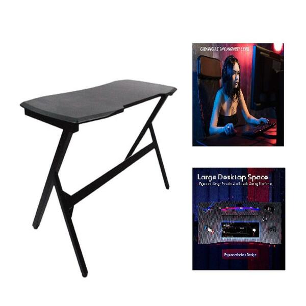 Mesa Gamer Fibra De Carbono Jogos Escritorio Computador Noteb