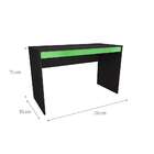 Mesa Gamer Hype Preta E Verde