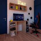 Mesa Gamer Kitcubos Carvalho Mel