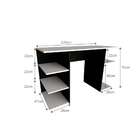 Mesa Gamer Kitcubos Preta E Branca