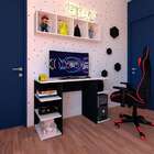 Mesa Gamer Kitcubos Preta E Branca