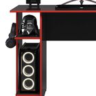 Mesa Gamer Leeds Q01 - Amarena Móveis - Preto/vermelho