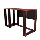 Mesa Gamer Level Espaço Para 2 Monitores E Cpu Preto/vermelho
