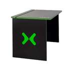 Mesa Gamer Lex Preta E Verde Com Detalhes Que Brilham No Escu