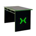 Mesa Gamer Lex Preta E Verde Com Detalhes Que Brilham No Escu