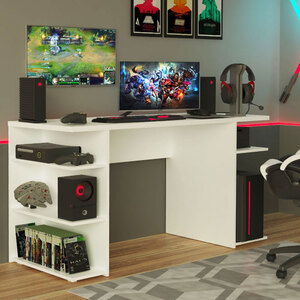 Foto de Mesa Gamer Madesa 9409 - Branco