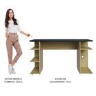 Mesa Gamer Madesa 9409 - Carvalho/preto