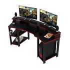 Mesa Gamer Me4167  Preto/vermelho