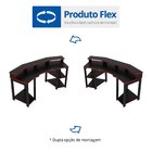 Mesa Gamer Me4167  Preto/vermelho