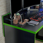 Mesa Gamer Motion Preta E Verde