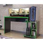 Mesa Gamer Motion Preta E Verde