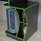 Mesa Gamer Motion Preta E Verde