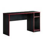 Mesa Gamer Motion Preta E Vermelha