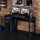 Mesa Gamer Multimóveis Cr25049 Preta/azul