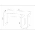 Mesa Gamer Multimóveis Cr25049 Preta/verde